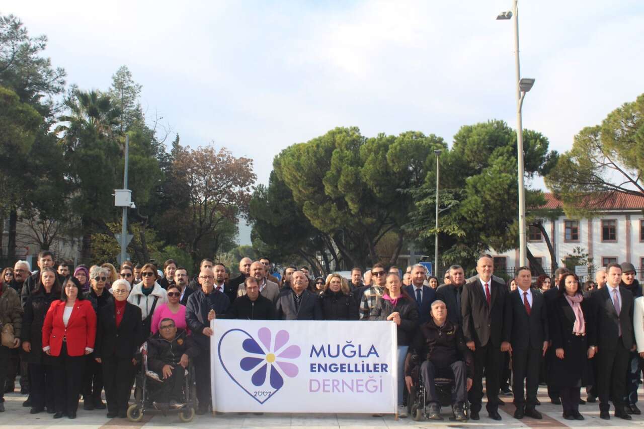 Muğla’da 3 Aralık Dünya Engelliler Günü’nde Anlamlı Tören 1